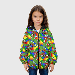 Куртка с капюшоном детская ПЕПЕ КЛОУН, цвет: 3D-черный — фото 2