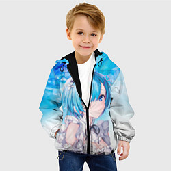 Куртка с капюшоном детская Рем, цвет: 3D-черный — фото 2