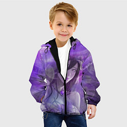 Куртка с капюшоном детская Альбедо, цвет: 3D-черный — фото 2