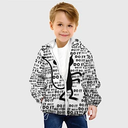 Куртка с капюшоном детская Люси, цвет: 3D-белый — фото 2