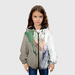 Куртка с капюшоном детская Доктор Стоун, цвет: 3D-черный — фото 2