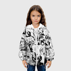 Куртка с капюшоном детская Бан, цвет: 3D-белый — фото 2