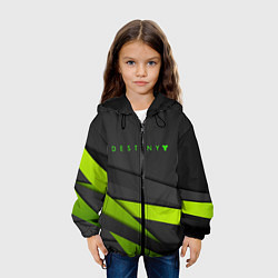 Куртка с капюшоном детская DESTINY ДЕСТИНИ, цвет: 3D-черный — фото 2