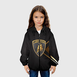 Куртка с капюшоном детская LAMBORGHINI ЛАМБОРДЖИНИ, цвет: 3D-черный — фото 2