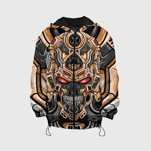Детская куртка CyberSkull / 3D-Черный – фото 1