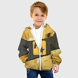 Куртка с капюшоном детская ROCK STAR S, цвет: 3D-белый — фото 2