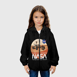 Куртка с капюшоном детская NASA - Perseverance, цвет: 3D-черный — фото 2