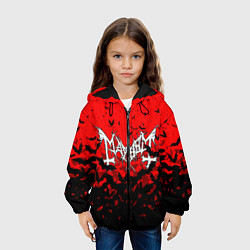 Куртка с капюшоном детская MAYHEM, цвет: 3D-черный — фото 2