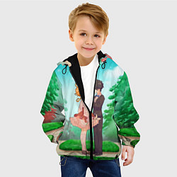 Куртка с капюшоном детская Обещанный Неверленд, цвет: 3D-черный — фото 2