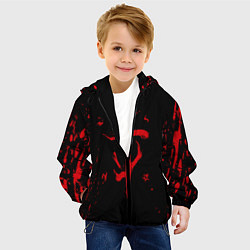 Куртка с капюшоном детская DOOM SLAYER, цвет: 3D-черный — фото 2