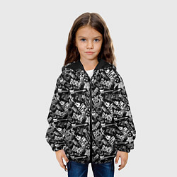 Куртка с капюшоном детская Rock Star, цвет: 3D-черный — фото 2
