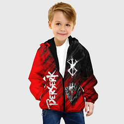 Куртка с капюшоном детская BERSERK, цвет: 3D-черный — фото 2
