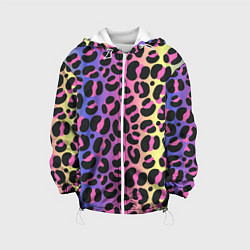 Детская куртка Neon Leopard Pattern