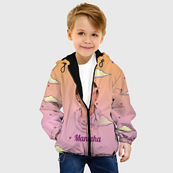 Куртка с капюшоном детская Манижа Manizha, цвет: 3D-черный — фото 2