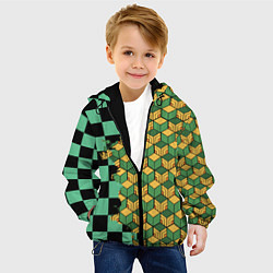 Куртка с капюшоном детская ТАНДЖИРО И ТОМИОКА, цвет: 3D-черный — фото 2