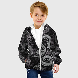 Куртка с капюшоном детская COBRA RAGE, цвет: 3D-белый — фото 2