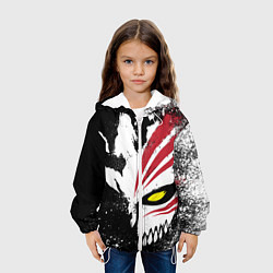 Куртка с капюшоном детская БЛИЧ МАСКА BLEACH, цвет: 3D-белый — фото 2