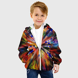 Куртка с капюшоном детская Звездный путь, цвет: 3D-белый — фото 2
