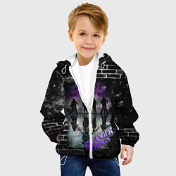 Куртка с капюшоном детская Stranger Things Странные дела, цвет: 3D-белый — фото 2