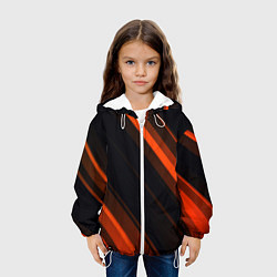 Куртка с капюшоном детская ORANGE Black, цвет: 3D-белый — фото 2