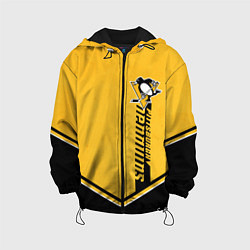 Куртка с капюшоном детская Pittsburgh Penguins, цвет: 3D-черный