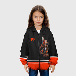 Куртка с капюшоном детская Philadelphia Flyers, цвет: 3D-черный — фото 2