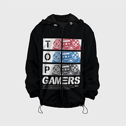Куртка с капюшоном детская TOP GAMER ТОП ГЕЙМЕР, цвет: 3D-черный