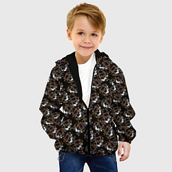 Куртка с капюшоном детская METALLICAT, цвет: 3D-черный — фото 2