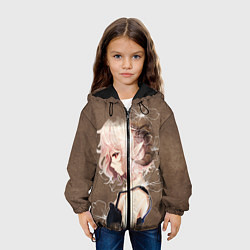 Куртка с капюшоном детская Chica demonio Ангелы и демоны, цвет: 3D-черный — фото 2