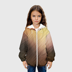 Куртка с капюшоном детская Texture Sun Glare, цвет: 3D-белый — фото 2