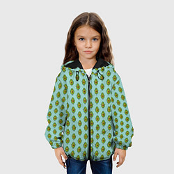 Куртка с капюшоном детская Авокадики, цвет: 3D-черный — фото 2