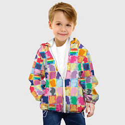 Куртка с капюшоном детская Команда пони, цвет: 3D-белый — фото 2