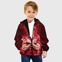 Куртка с капюшоном детская Левандовски Lewandowski 9, цвет: 3D-черный — фото 2