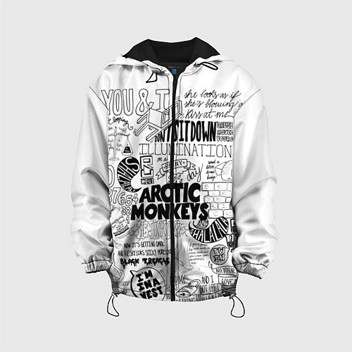 Детская куртка Arctic Monkeys / 3D-Черный – фото 1