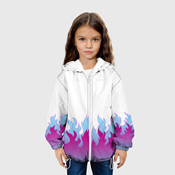 Куртка с капюшоном детская ПЛАМЯ 1 0, цвет: 3D-белый — фото 2