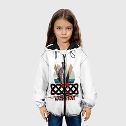 Куртка с капюшоном детская Викинг Бьёрн Железнобокий, цвет: 3D-черный — фото 2