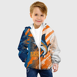 Куртка с капюшоном детская Туристическая рыбалка, цвет: 3D-белый — фото 2