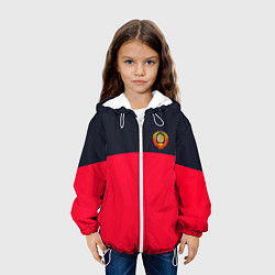 Куртка с капюшоном детская СТИЛЬ СССР ДИЗАЙН СПИНЫ, цвет: 3D-белый — фото 2