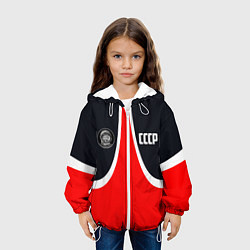 Куртка с капюшоном детская СССР ГАГАРИН, цвет: 3D-белый — фото 2