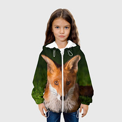 Куртка с капюшоном детская Лисица, цвет: 3D-белый — фото 2