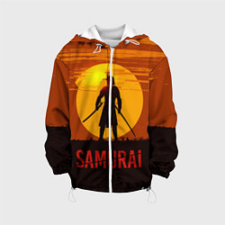 Куртка с капюшоном детская САМУРАЙ, цвет: 3D-белый