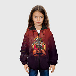 Куртка с капюшоном детская БУСИДО, цвет: 3D-черный — фото 2