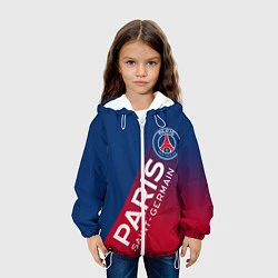 Куртка с капюшоном детская ФК ПСЖ PARIS SAINT GERMAIN, цвет: 3D-белый — фото 2