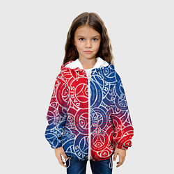 Куртка с капюшоном детская ФК ПСЖ PARIS SAINT GERMAIN, цвет: 3D-белый — фото 2