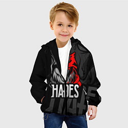 Куртка с капюшоном детская Hades, цвет: 3D-черный — фото 2