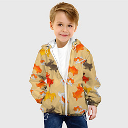 Куртка с капюшоном детская Рыбки, цвет: 3D-белый — фото 2