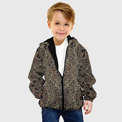 Куртка с капюшоном детская КрасиВые Узоры Ковра, цвет: 3D-черный — фото 2
