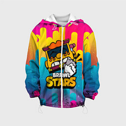 Куртка с капюшоном детская Грифф Griff Brawl Stars, цвет: 3D-белый