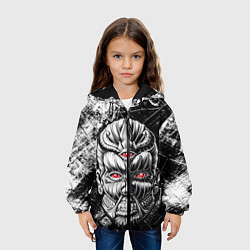 Куртка с капюшоном детская Атака титанов: титан, цвет: 3D-черный — фото 2