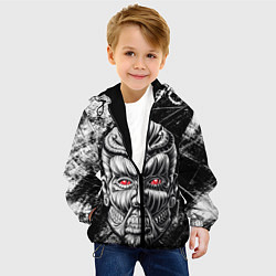 Куртка с капюшоном детская Атака титанов: титан, цвет: 3D-черный — фото 2